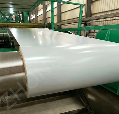 Campione gratuito Z15 RAL9002 Preverniciato Color Coated PPGI Steel Coil per Coated inside Coil ID 508mm