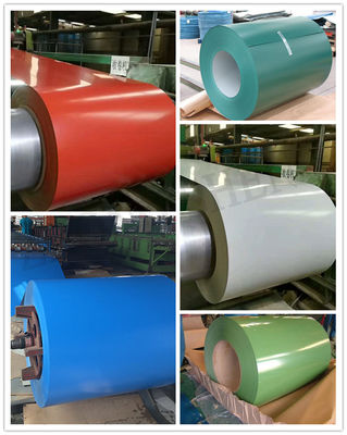 ASTM Standard Prepintato Galvanizzato PPGI PPGL Roll Color Coated Steel Coil for Roofing Sheet Sirm Certified