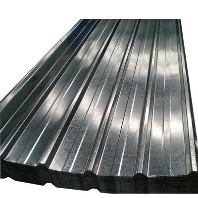 600-1100 mm Larghezza Colore Rivestito Metallo Tetti ondulati con resistenza Piastra d'acciaio e PPGI Galvanizzato