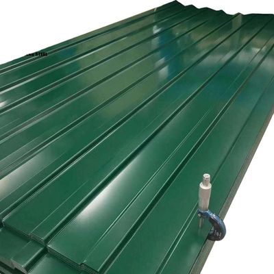 600-1100 mm Larghezza Colore Rivestito Metallo Tetti ondulati con resistenza Piastra d'acciaio e PPGI Galvanizzato