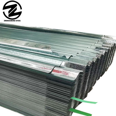 Carta di copertura GI 0,22-0,25 mm Galvanizzata Galvalume Prepintata Colore Rivestita Corrugata Vetrata Trapezoidale Acciaio Piastrella