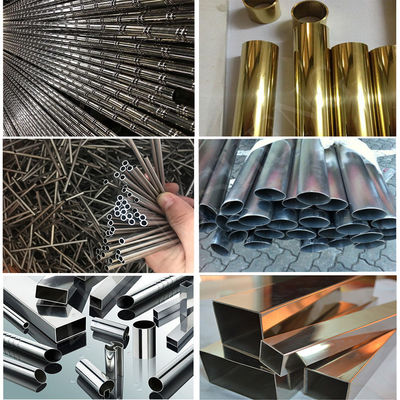 Astm Ss 201 304 316 316L 321 410 420 430 Tubi in acciaio inossidabile saldatura inossidabile per forme rotonde quadrate e rettangolari da 1 a 12 m
