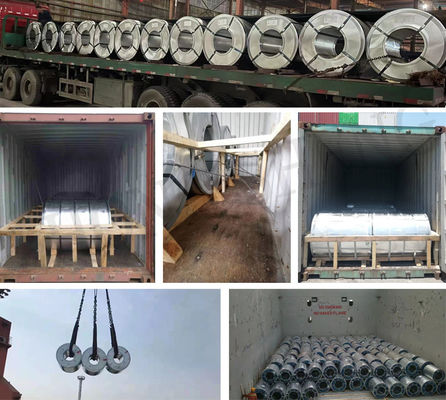 Full Hard Plate Coil Galvalume Aluzinc Coated G550 AZ150 GL Acciaio con anti-impronte digitali