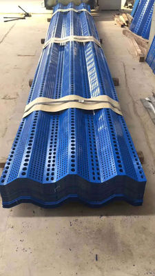 Oceano Blu 0,18 mm Color Coated Dipinto IBR Acciaio ondulato PPGI Piastra di copertura con piena durezza e superficie galvanizzata