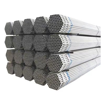 Tubo di acciaio galvanizzato A53 di spessore 4 mm, di forma rotonda e 4 Schedule 10