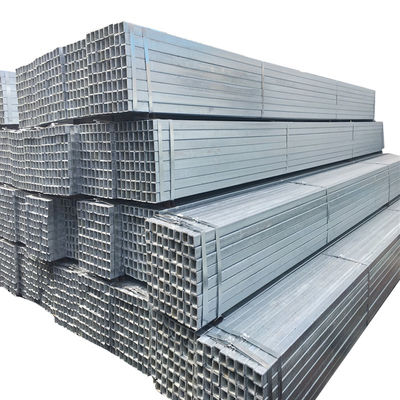 Tubo di acciaio rotondo galvanizzato a caldo per sezioni di costruzione Forma quadrata GB/T 13793-2001 Standard