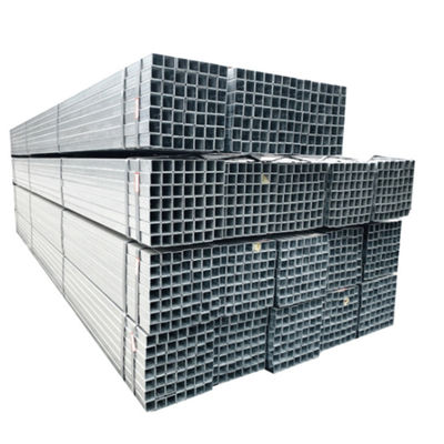 Struttura di costruzione Sezione di forma quadrata Tubo in acciaio galvanizzato a caldo per la costruzione ASTM Pre scaffolding rotondo