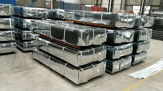 RAL 9003 RAL 9002 Piastre metalliche per tetto galvanizzate con rivestimento di primo 8-30/5-30um