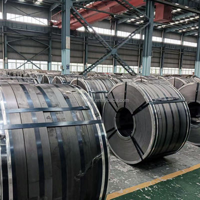 Q235b Q345b Q355b Astm A36 Acciaio al carbonio lamiera di acciaio laminata a caldo HRC bobina passaggio della pelle Sì e sabbiatura superficiale