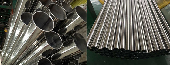 304 201 316 8K 2B 2D Pipe in acciaio inossidabile senza saldatura lucidatura superficiale con spessore di 0,8-12,75 mm e rivestimento galvanizzato