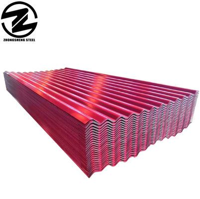 Supporto per la costruzione in calcestruzzo Ral9001 Piastra di tetto in acciaio galvanizzato rivestito di colore blu per il peso leggero