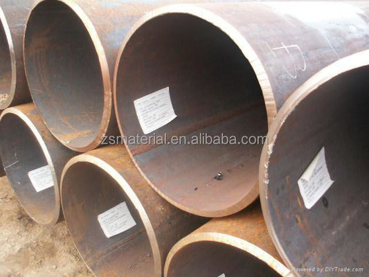 Struttura saldata ERW TUBE Q195 Q235b St37 Tubo di acciaio al carbonio laminato a caldo senza saldatura nero