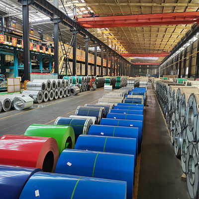 Modello di legno PPGI Steel Coil Sheet Coil con tecnica di galvanizzazione a caldo pre-tinto e spessore di rivestimento Top-15-35