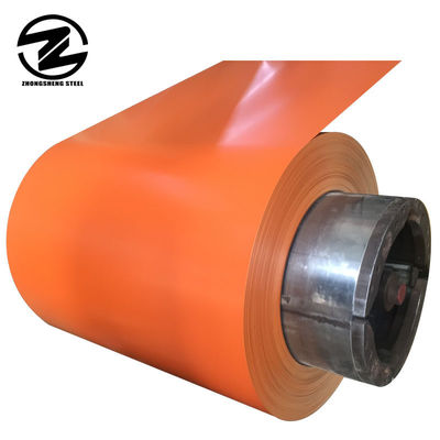 Coil in acciaio GI / PPGI / Coil in acciaio galvanizzato rivestito di colore con certificato ROHS e larghezza di 100-1250 mm nella larghezza richiesta