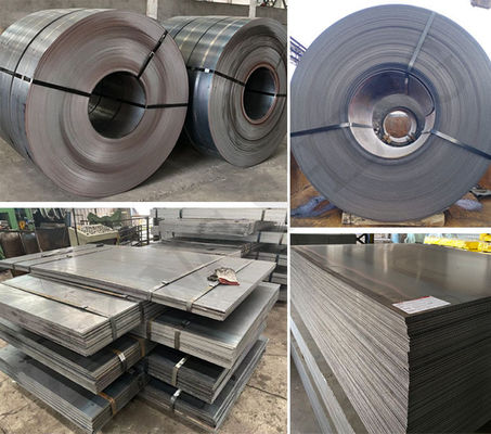Lunghezza su richiesta 5mm 6mm 8mm 1219mm 1250mm 1500mm Superficie opaca Finitura di grado A36 bobina di acciaio laminato a caldo