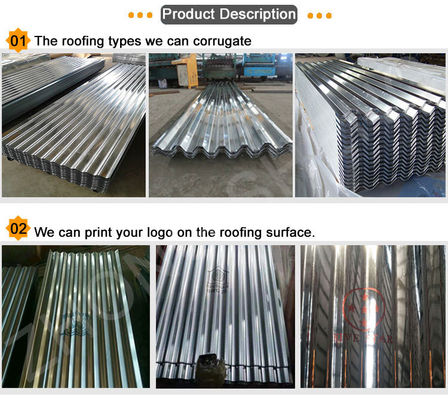 Tavolo in acciaio ondulato galvanizzato di lunghezza personalizzata Gi Tavolo in ferro con rivestimento Z61-Z90