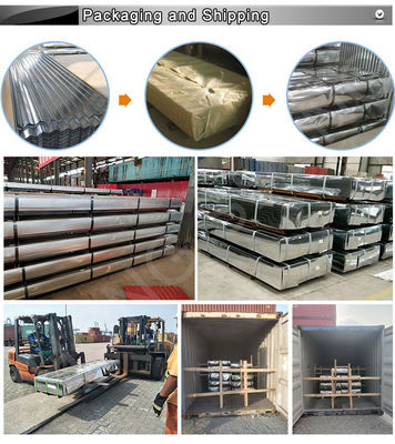 Tavolo in acciaio ondulato galvanizzato di lunghezza personalizzata Gi Tavolo in ferro con rivestimento Z61-Z90