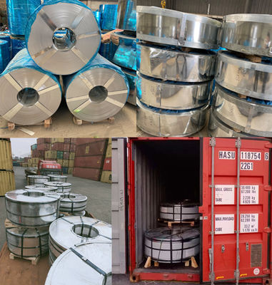 Spessore 0,12-4 mm Strisce di acciaio galvanizzato preverniciate per ASTM/AISI/SGCC/CGCC/TDC51DZM/TDC52DTS350GD/TS550GD/DX51D Z Q195-q345