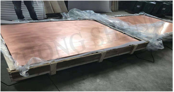 Placca di rame ad alta allungatura 600 mm*600 mm per applicazioni elettroniche