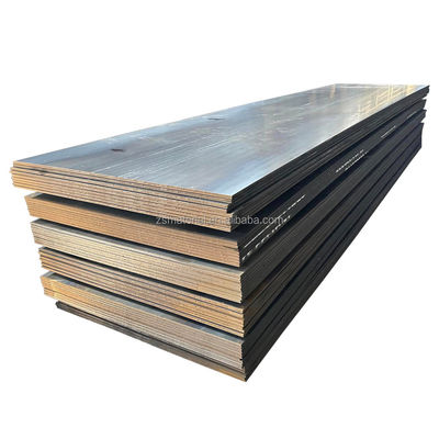 Piastra di acciaio non legato Q235B laminata a caldo S355JR Piastra di acciaio al carbonio con finitura superficiale opaca