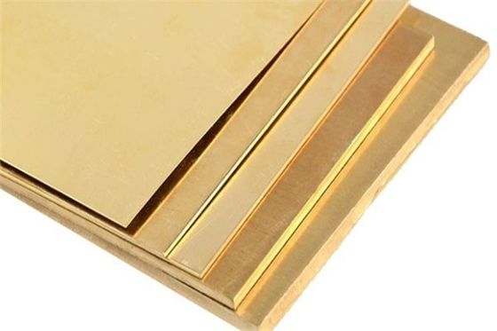 Piastra di rame personalizzata Piastre di ottone solide da 10 mm per saldatura 4 mm-2500 mm Grado di rame Resistenza finale ≥ 195 MPa