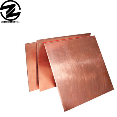Piastra di rame personalizzata Piastre di ottone solide da 10 mm per saldatura 4 mm-2500 mm Grado di rame Resistenza finale ≥ 195 MPa