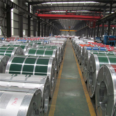 ASTM Standard Hot Dip PPGI PPGL bobina di acciaio stampato fogli di acciaio Rate Coated PPGI Pre-Painted Steel Coil con ID di bobina 508/610mm