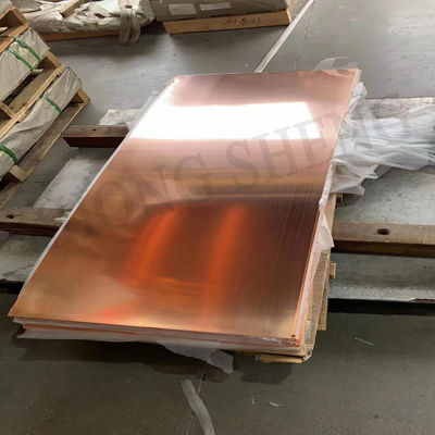 Larghezza da 50 mm a 2500 mm 0,5 mm di spessore lamiera rivestita di rame con 195MPa resistenza massima