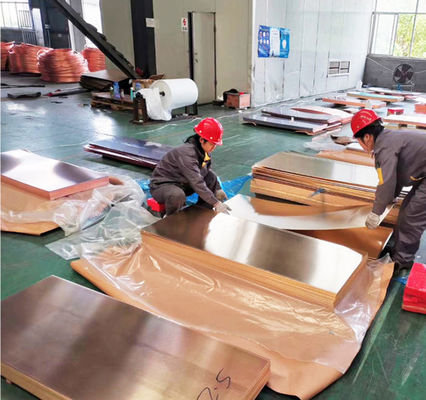 Forza C12200 lamiera di rame con servizio di lavorazione per foratura e 217-275 MPa resistenza finale
