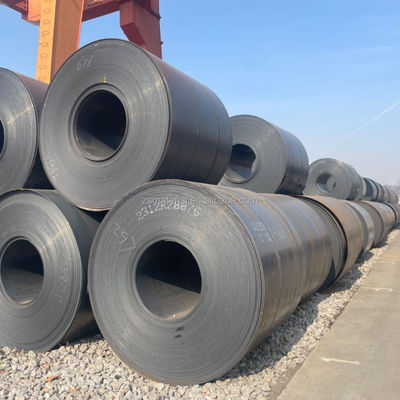 Acciaio di grado BS Standard bobina di acciaio al carbonio laminato a caldo ASTM A36 Q235 S235jr Q345B con superficie nera