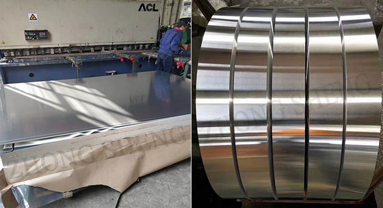 Coil di alluminio laminato a freddo Lega 1200 Coil di alluminio 3005 H14 Coil di alluminio 3A21 H18 con servizio di lavorazione perforante