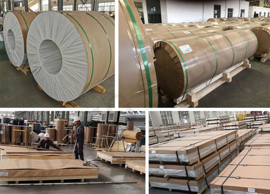 Coil di alluminio laminato a freddo Lega 1200 Coil di alluminio 3005 H14 Coil di alluminio 3A21 H18 con servizio di lavorazione perforante