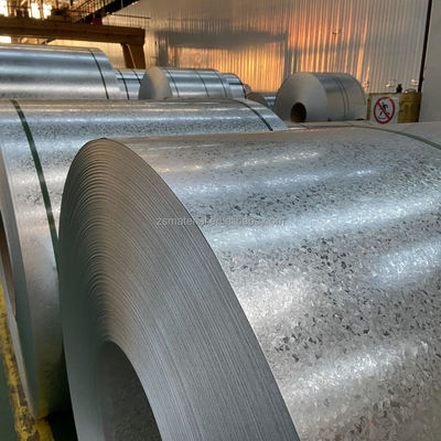 Olio o non oleato leggermente oleato 0,8 mm 1 mm 2 mm Gi bobina bobina di zinco DX51D Z100 bobina di acciaio galvanizzato per la fabbricazione di recinzioni