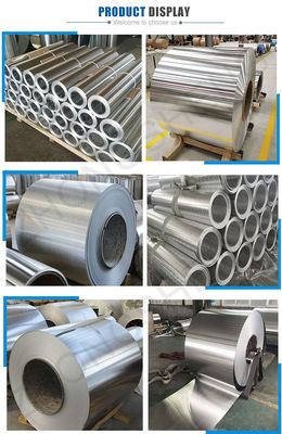 1200 bobina di alluminio con superficie rivestita galvanizzata con spangolo regolare e spessore di 0,3 mm, 1,0 mm e 0,8 mm