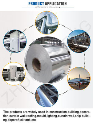 Standard ASTM 0,3 mm 0,5 mm 1,0 mm Spessore 5052 3003 bobina di alluminio 5005 bobina di alluminio per la fabbricazione di contenitori