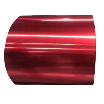 Prime 1100 3003 Stone Wooden PVDF Color Coated Aluminum Coil con ± 1% Tollerance e colore personalizzato
