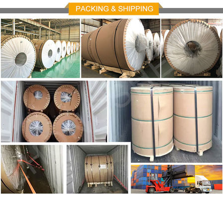 Prime 1100 3003 Stone Wooden PVDF Color Coated Aluminum Coil con ± 1% Tollerance e colore personalizzato