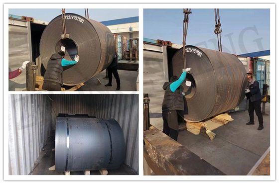 ASTM A-131 A36 Q235 HR carbonio MS bobina di acciaio laminata a caldo Garanzia e quantità 5*1500mm