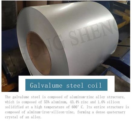 1060/1100/3003/3102/3105/3004 ecc. di grado Alucin Dx51d bobine di acciaio galvalume preverniciate per la costruzione