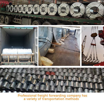 ASTM/AISI/SGCC/CGCC/TDC51DZM/TDC52DTS350GD/TS550GD/DX51D Z Q195-q345 Rivestimento di zinco 30-275 g/m2 bobina di acciaio galvanizzato a caldo
