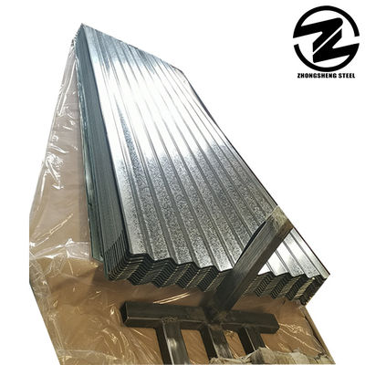 0.6mm 0.8mm 1.2mm Z80g Z100g Gi lamiera di acciaio rivestita di zinco industria delle costruzioni lamiera di copertura galvanizzata in acciaio ondulato