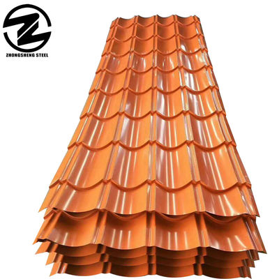 Rivestimento di prima 8-30/5-30um PPGI lamiere di copertura in metallo colorato durevole e vibrante per costruzioni eleganti