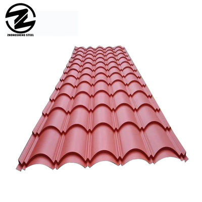 Rivestimento di prima 8-30/5-30um PPGI lamiere di copertura in metallo colorato durevole e vibrante per costruzioni eleganti