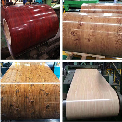 0.12-1mm Spessore PE pieno duro PVDF Color Coated Zinc Iron Roll Prepainted Steel Galvanized PPGI Coil per foglio di copertura