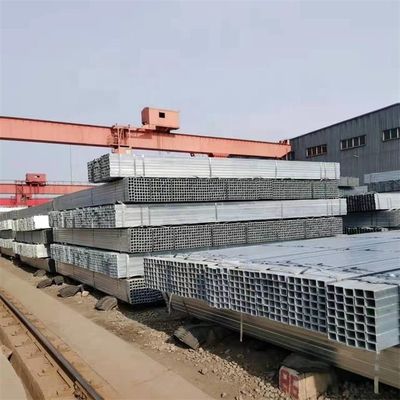 12M Lunghezza standard AiSi tubo di acciaio galvanizzato quadrato 100x100 per la struttura agricola serra Ottima scelta