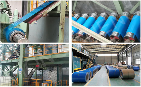 Lunghezza secondo le richieste del cliente Tecnica laminata a freddo Preverniciata Gi PPGI Coil in acciaio con rivestimento SPCC Z100 Z120 Z150 Z180
