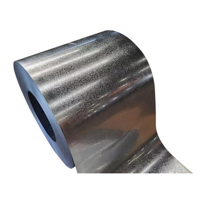 508-610MM ID bobina calda immersa bobina di acciaio galvanizzato Regolare Spangle Gauge 23 Dx52d Z80 Lunghezza come richiesta del cliente
