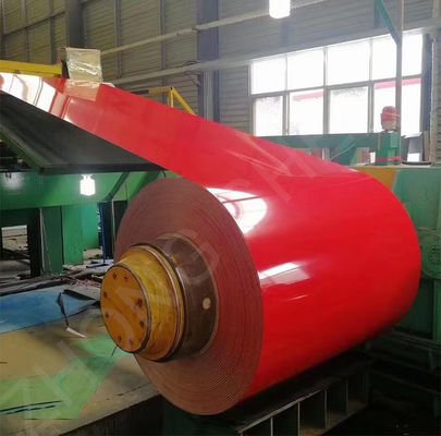 Modello di erba spangolare regolare PPGI PPGI bobina d'acciaio galvanizzata Preverniciatura bobina d'acciaio rivestita a colori con peso di bobina da 3-5 tonnellate