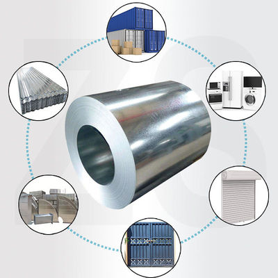 Dx51D Z275 Fogli di metallo zincato galvanizzato bobine galvanizzate a caldo bobine in acciaio con rivestimento 508mm/610mm bobina ID Z30-Z40