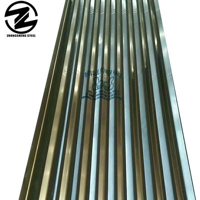 Servizio di rivestimento e lavorazione di lamiere di copertura metalliche galvanizzate ondulate con spessore 0,12-1,2 mm di alluminio e zinco